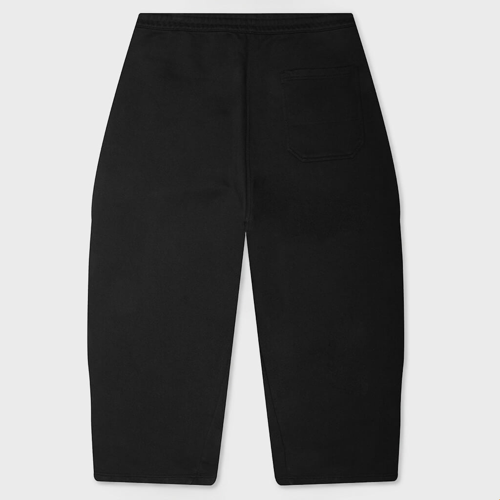 Cropped Cocoon Joggers - Black