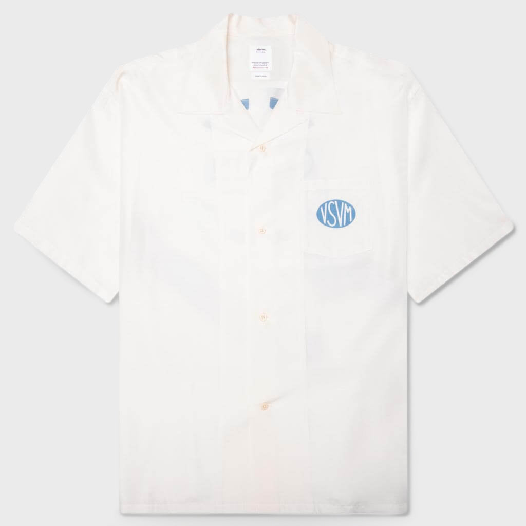 Crosby S/S Silk Shirt - White