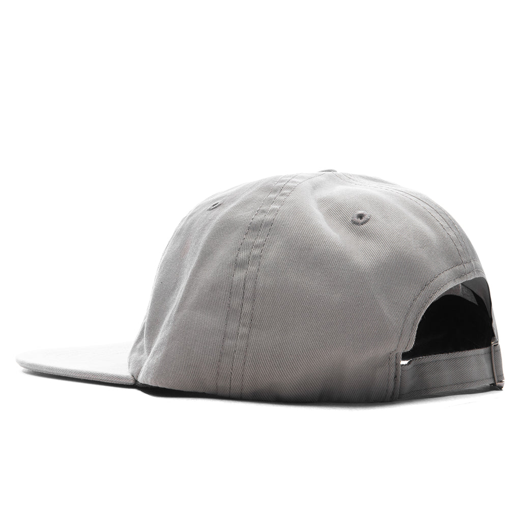 Crow Logo 6 Panel Hat - Grey