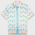 Cuban Collar S/S Shirt - Ping Pong Print