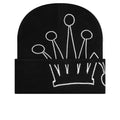 Cuff Beanie Crown - Black