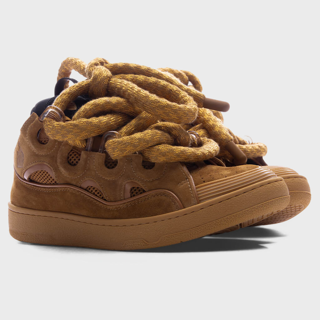 Curb Sneakers - Camel/Black