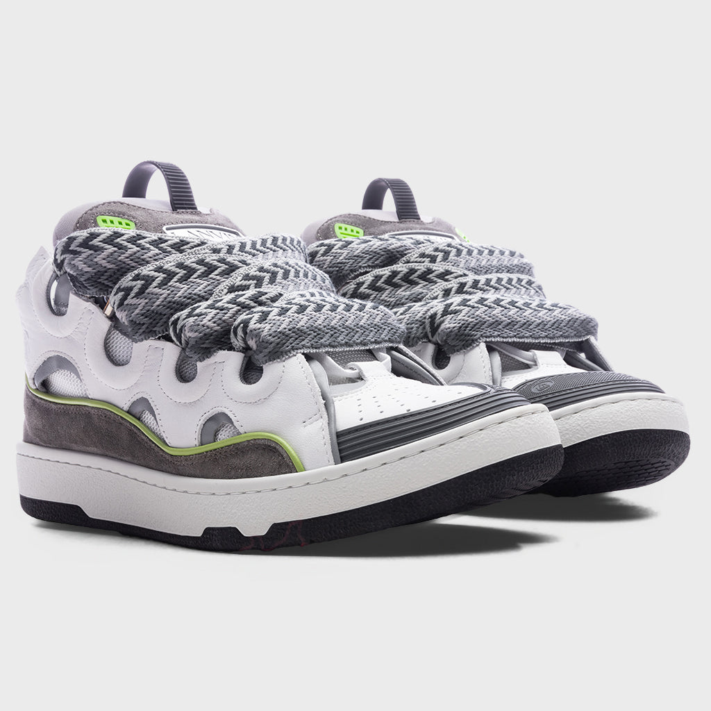 Curb Sneakers - White/Grey