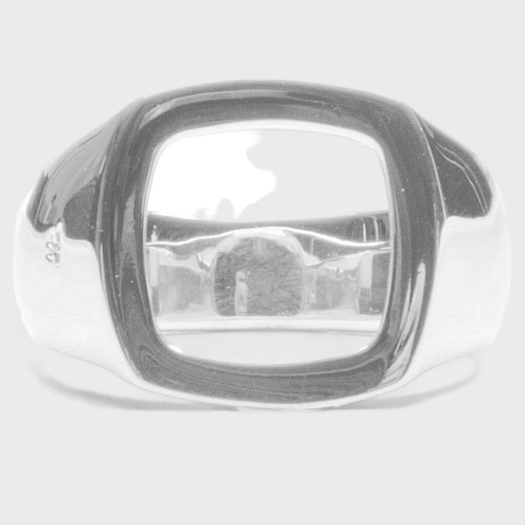 Cushion Open - S925 Sterling Silver