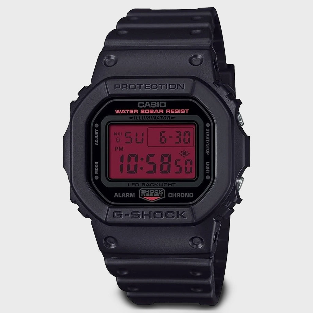 DW5600BBR-1 - Black/Red
