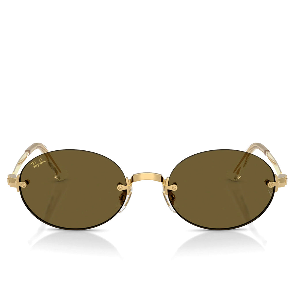 Rimless Oval - Arista/Dark Brown