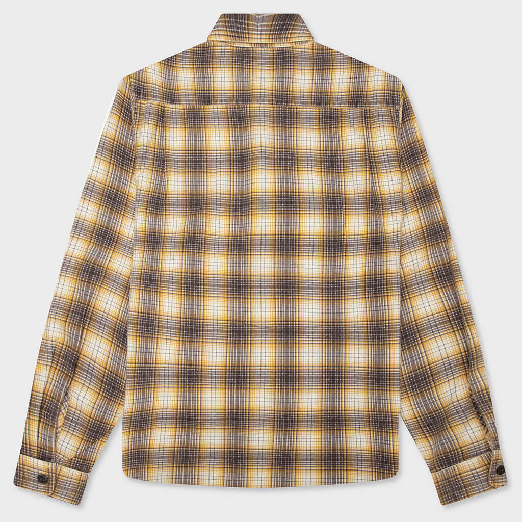 Dax Plaid Shirt - Gold