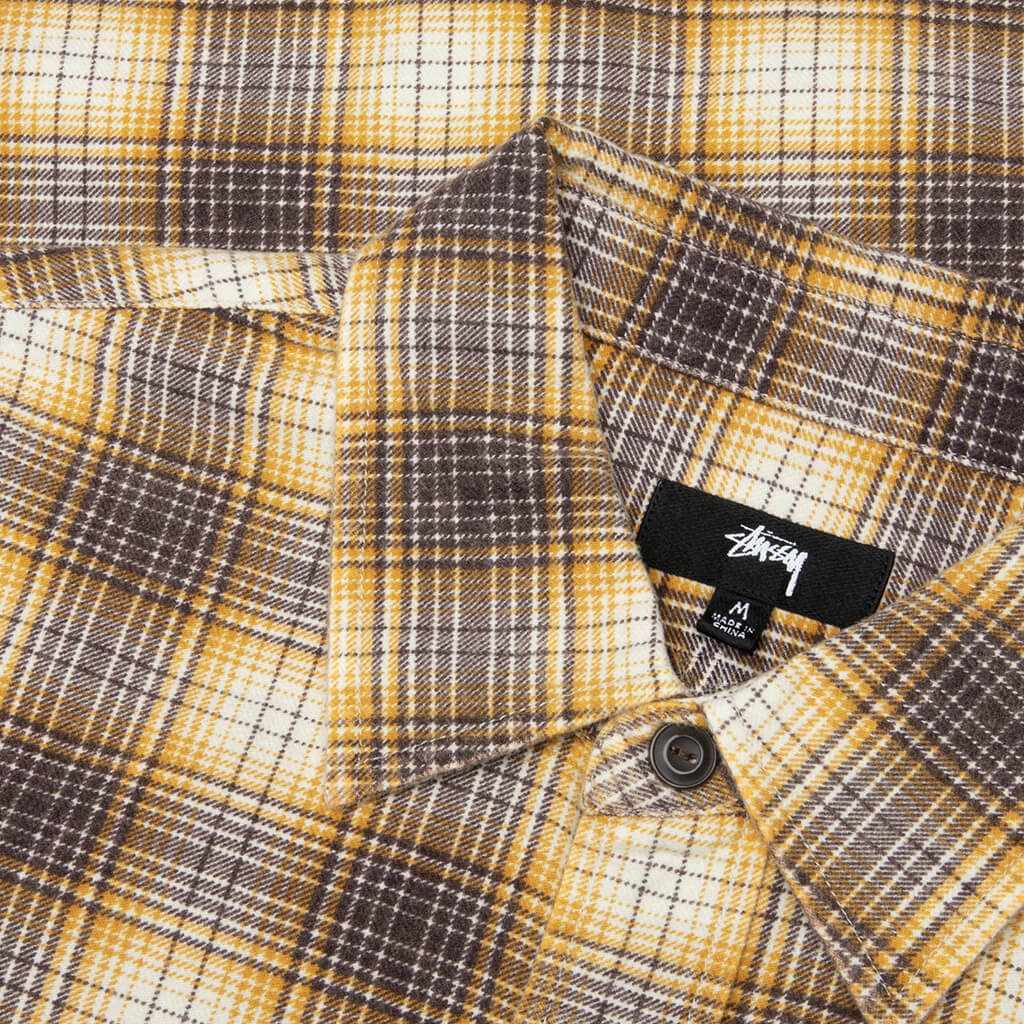 Dax Plaid Shirt - Gold