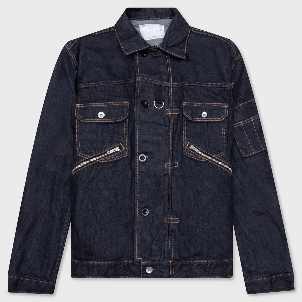 Denim Blouson - Indigo