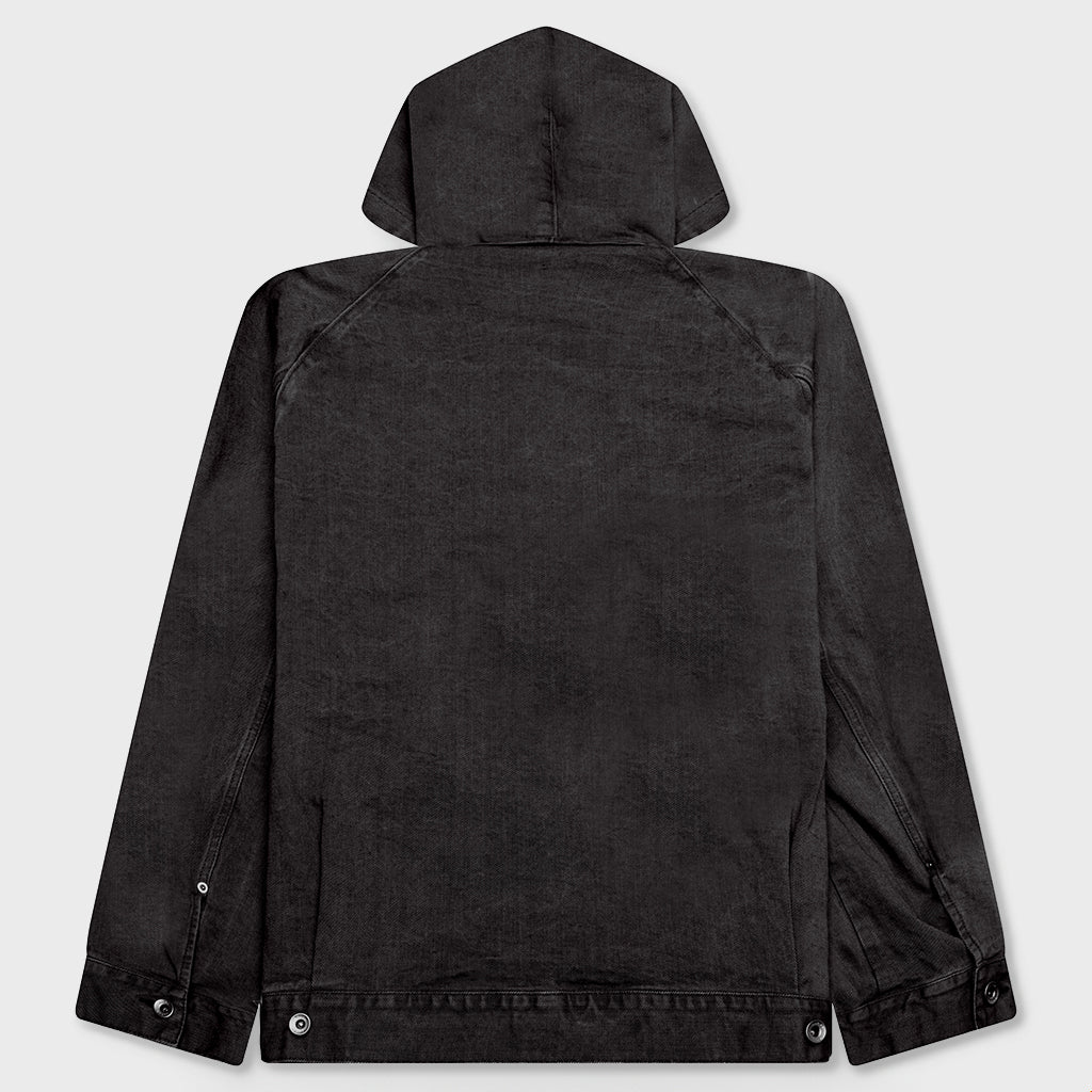 Denim Hoodie - Gray