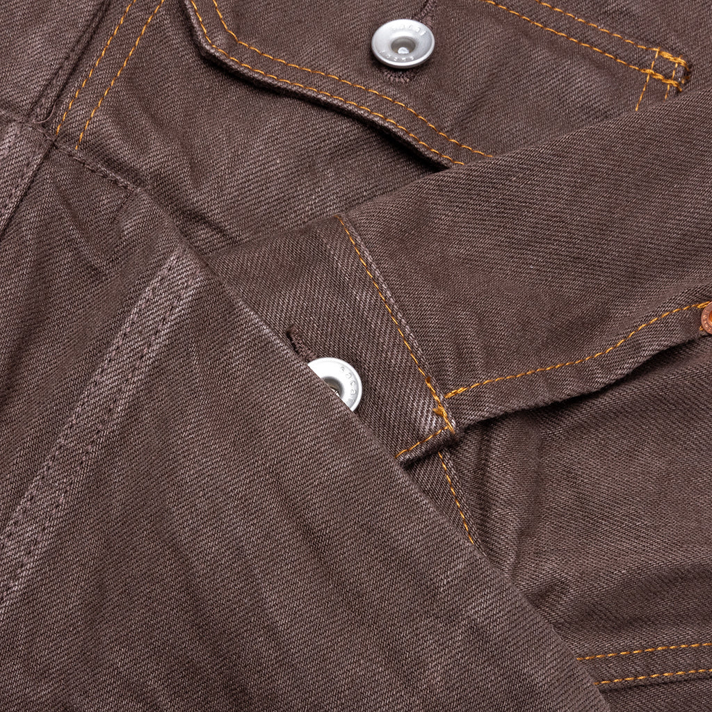 Denim Jacket - Brown