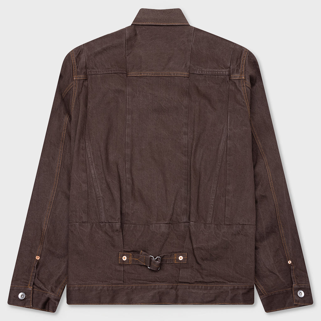 Denim Jacket - Brown