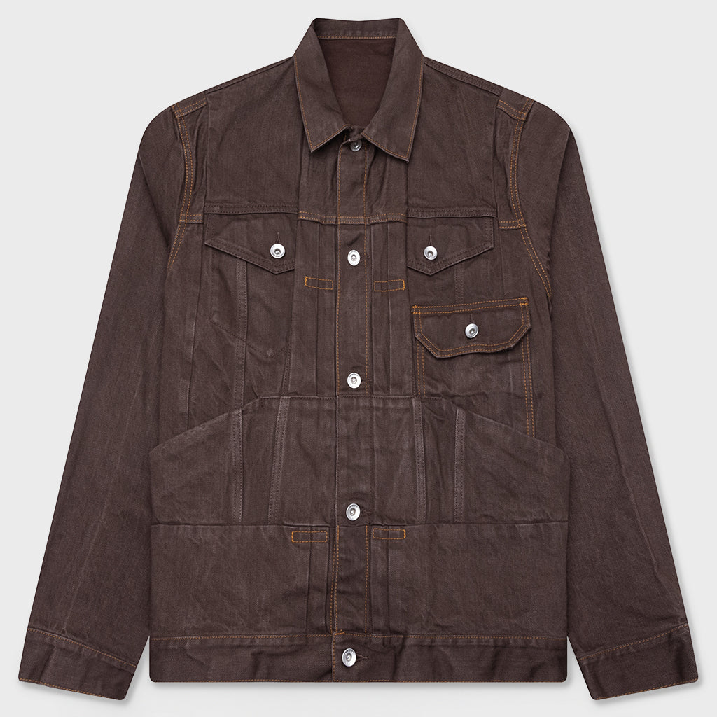 Denim Jacket - Brown