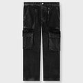 Denim Logo Cargos - Charcoal Wash