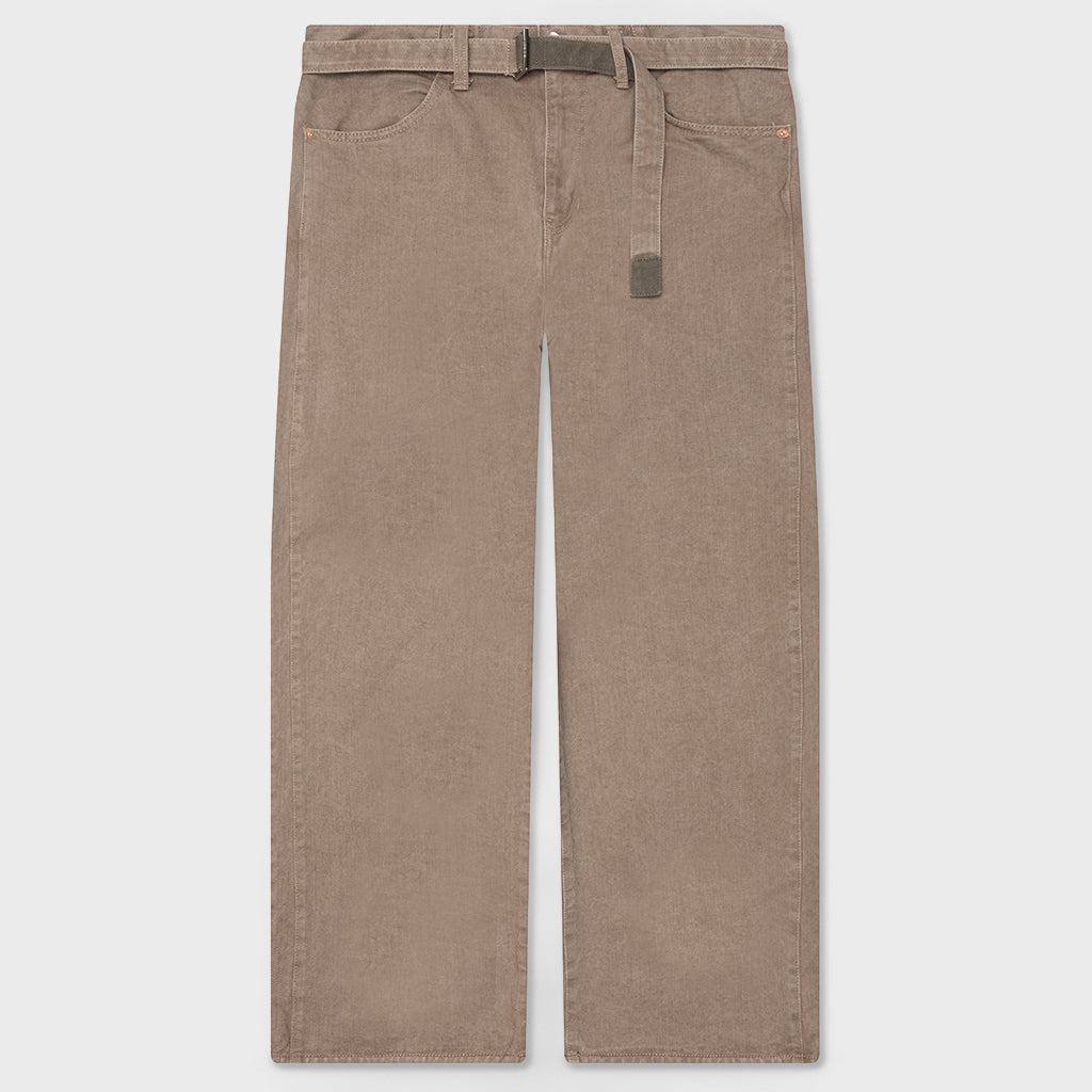 Belted Jeans - Beige