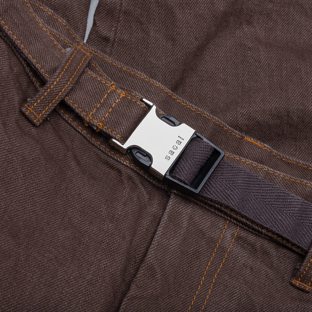 Denim Pants - Brown