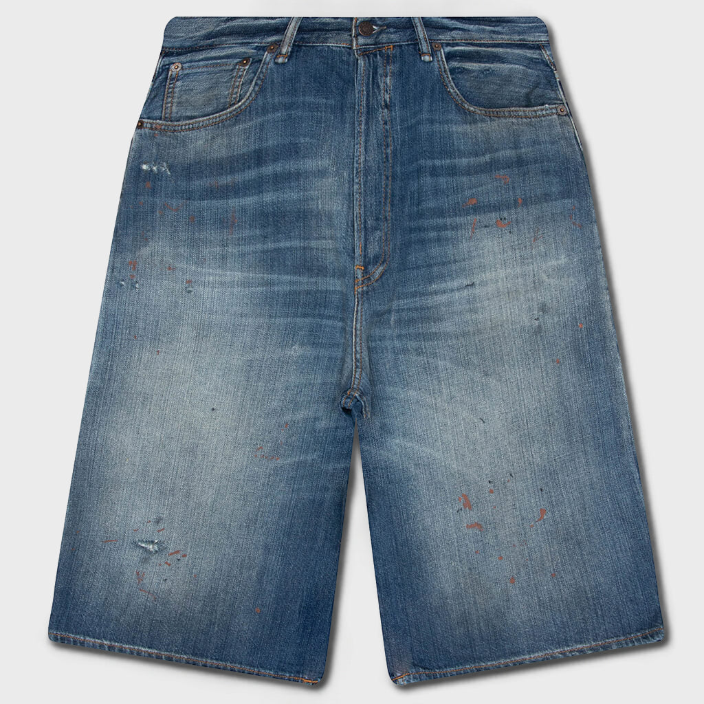 Denim Shorts - Mid Blue