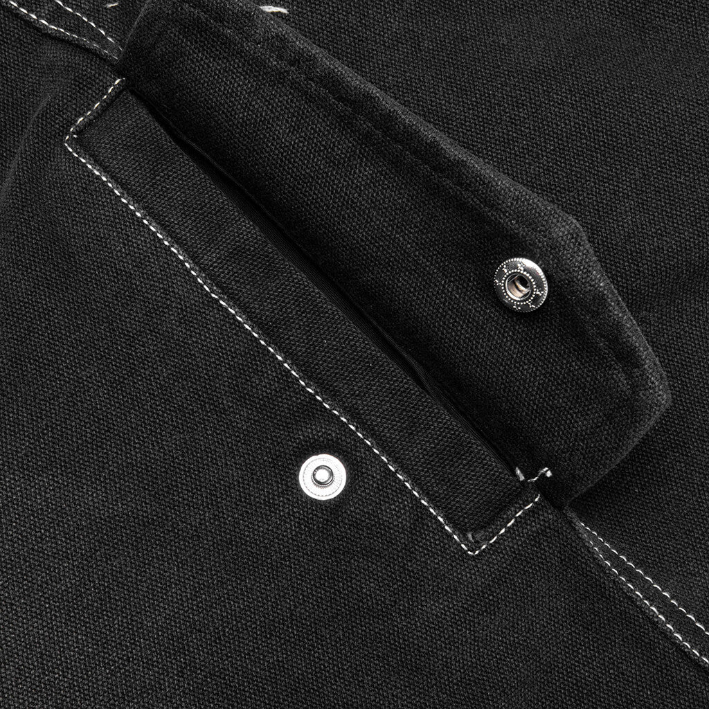 Sun Bleached Slant Pant - Washed Black