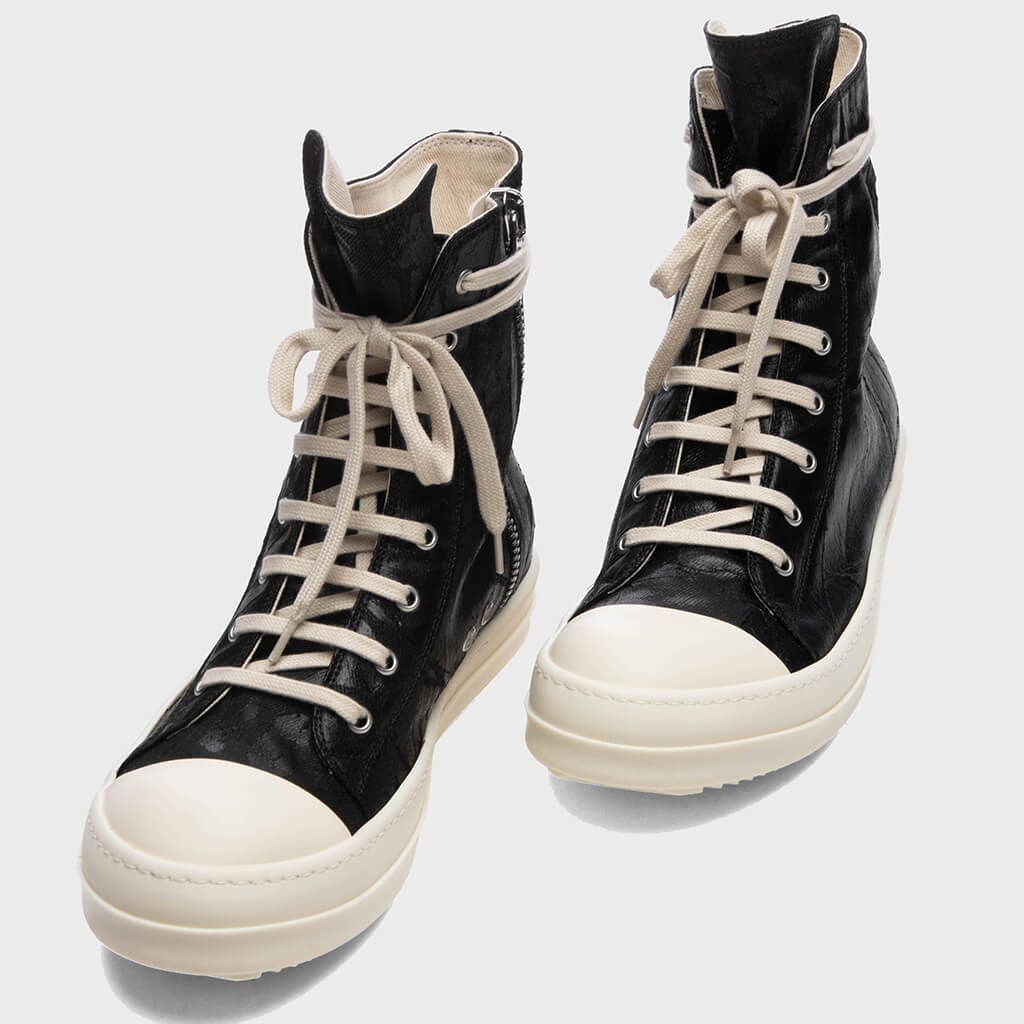 Denim Sneaks - Black/Milk