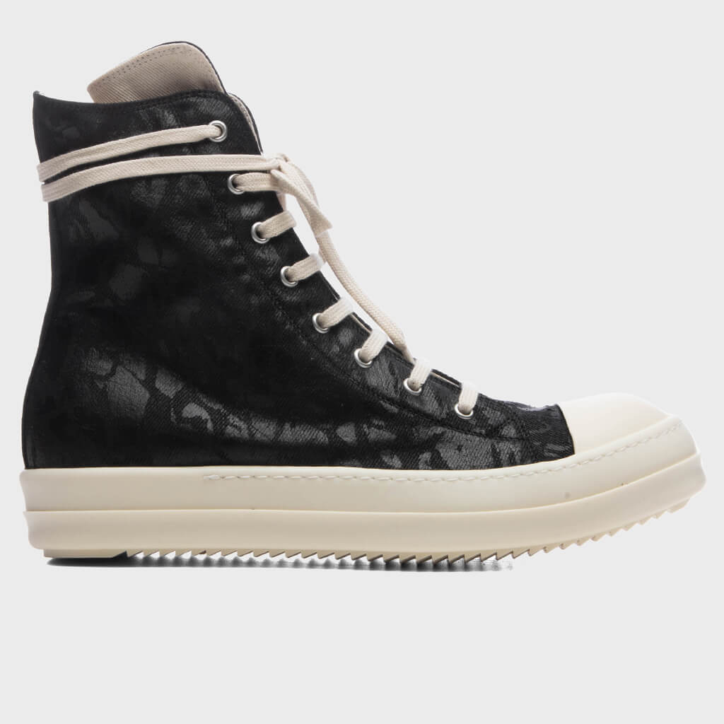 Denim Sneaks - Black/Milk