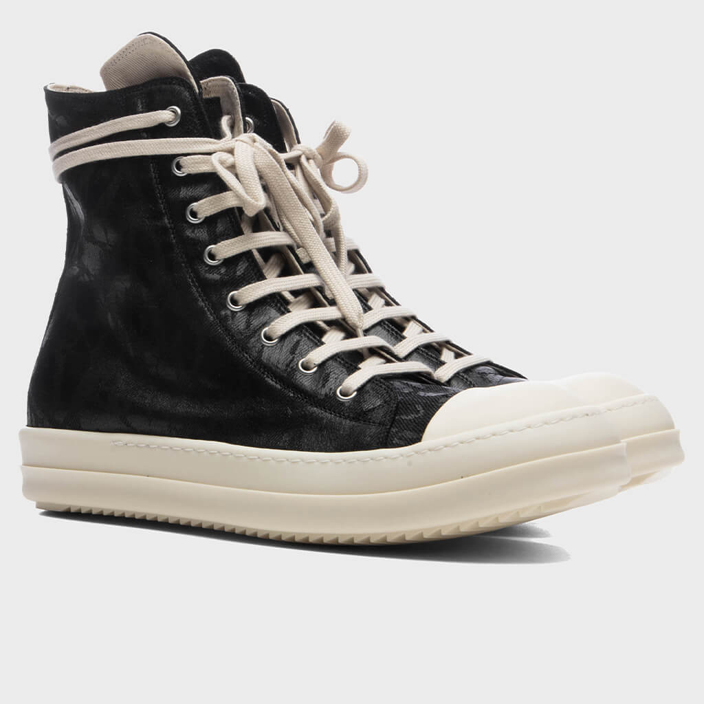 Denim Sneaks - Black/Milk