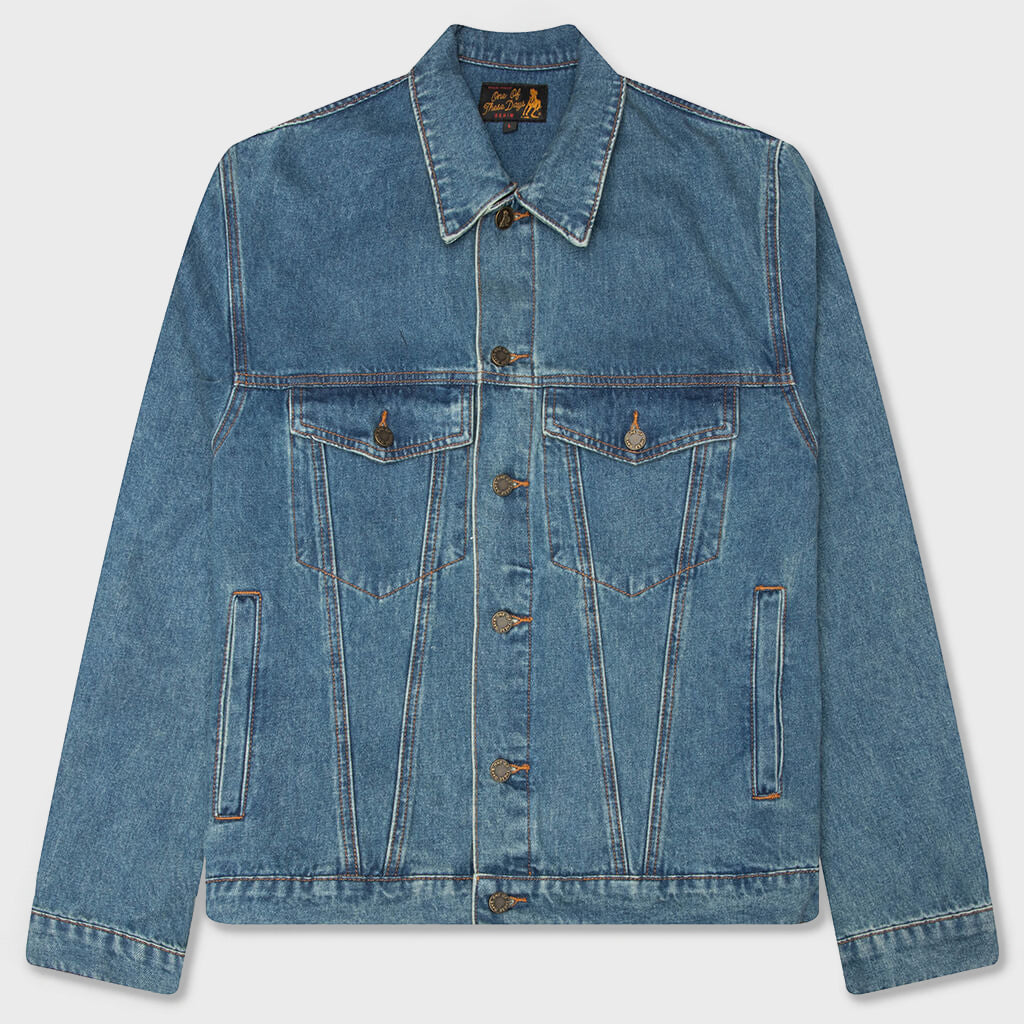 Denim Trucker Jacket - Washed Indigo