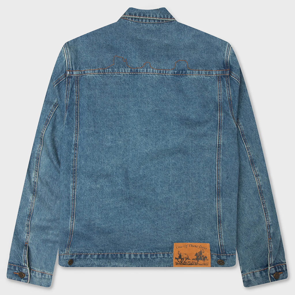 Denim Trucker Jacket - Washed Indigo