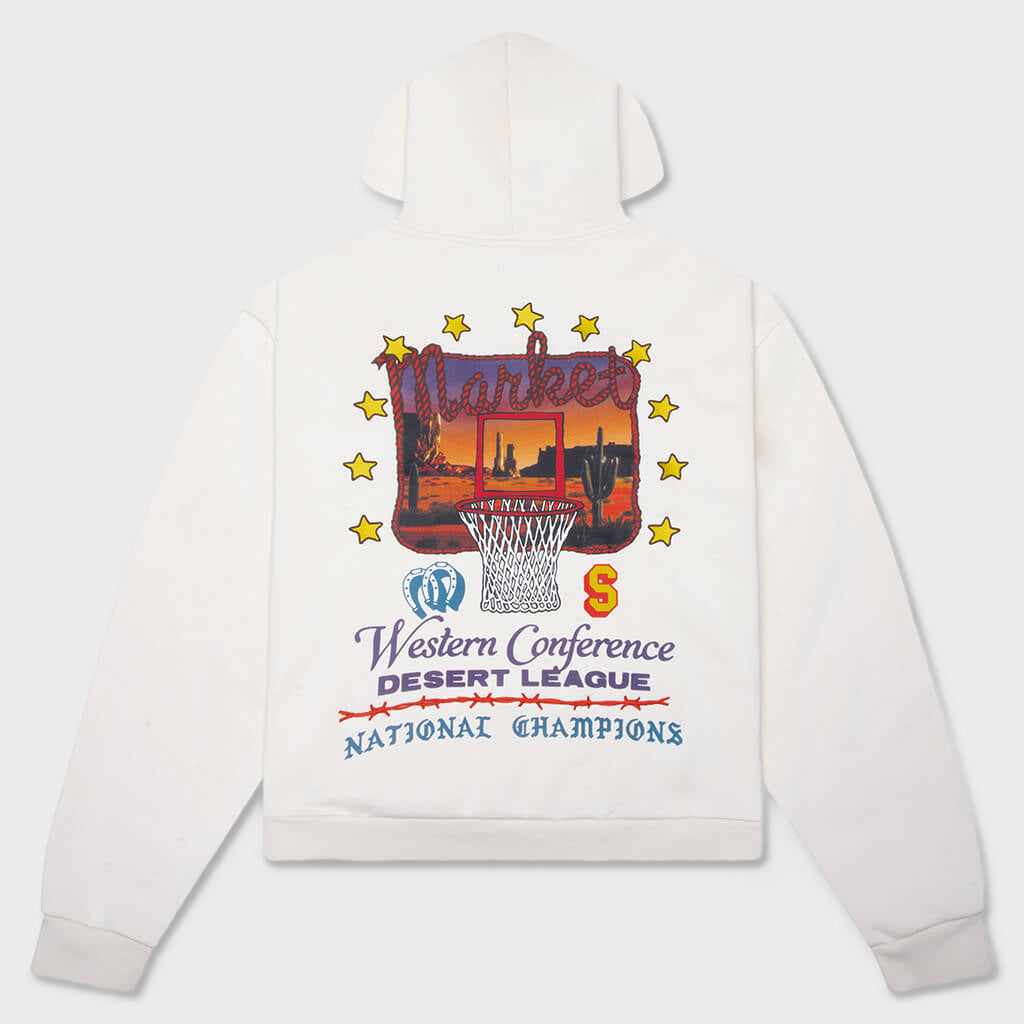 Desert League Hoodie - Unbleached Cotton