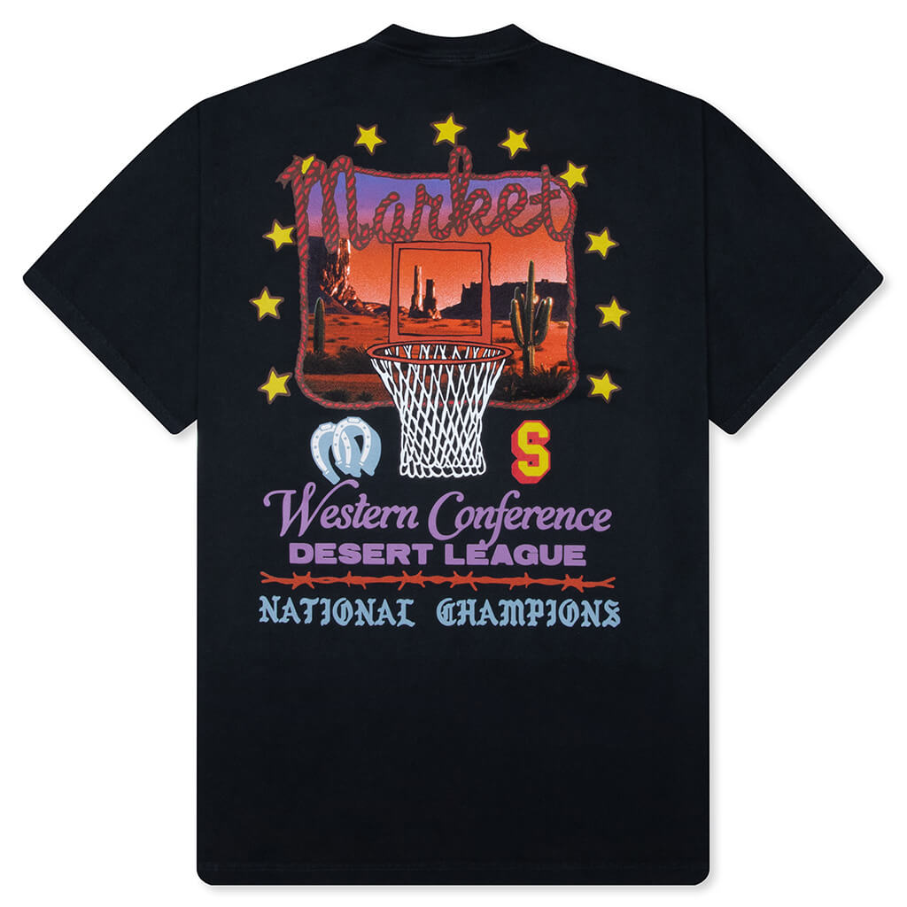 Desert League T-Shirt - Pirate Black