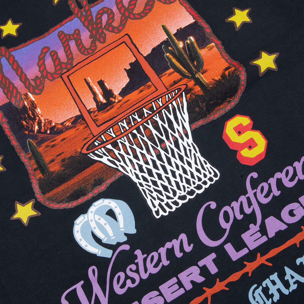 Desert League T-Shirt - Pirate Black