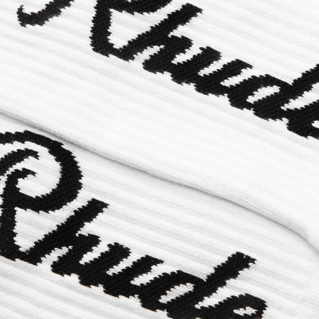 Destinado Script Sock - White/Black