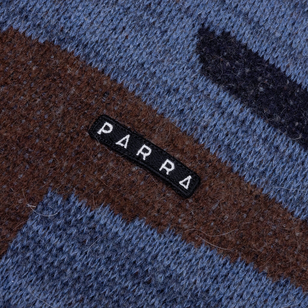 Detached Knitting Pullover - Blue
