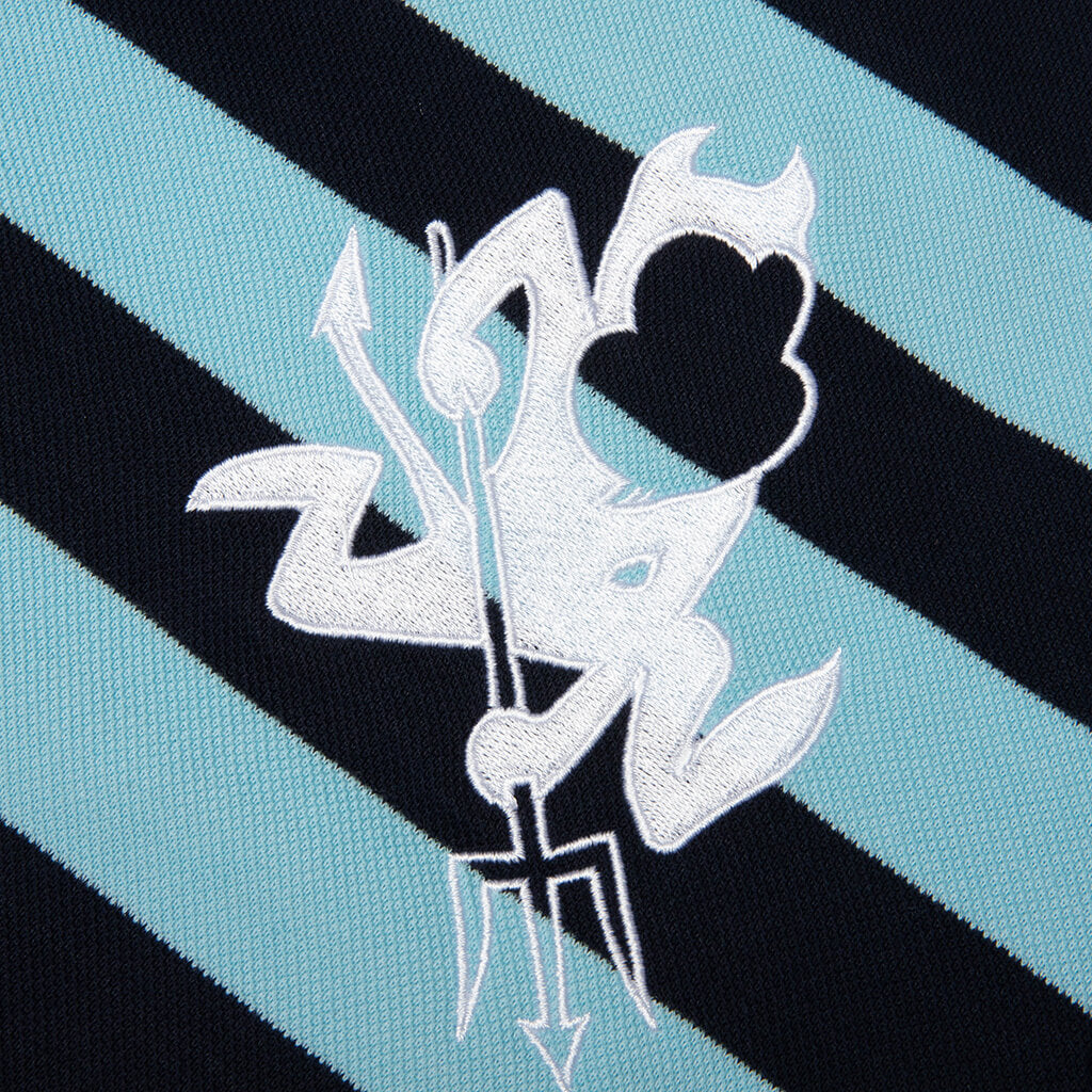 Devilish Polo - Blue Stripe