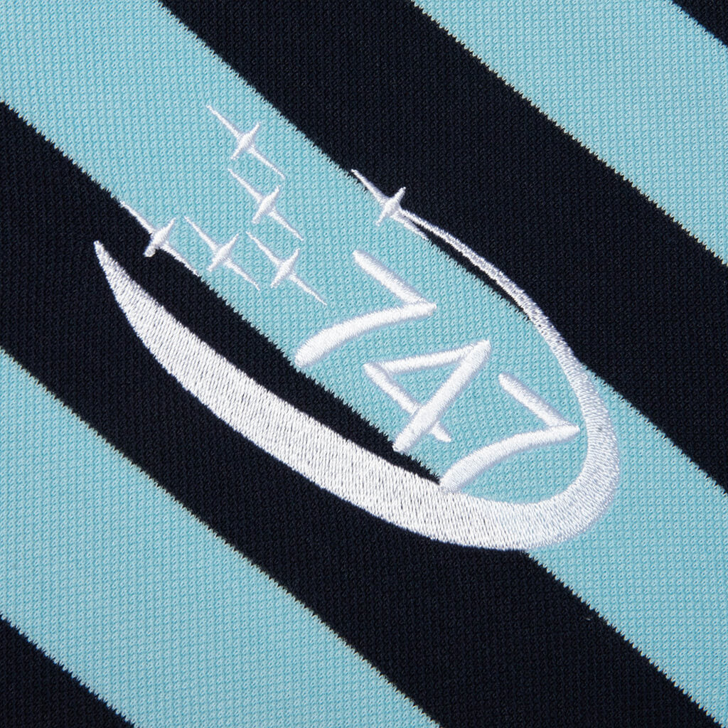 Devilish Polo - Blue Stripe