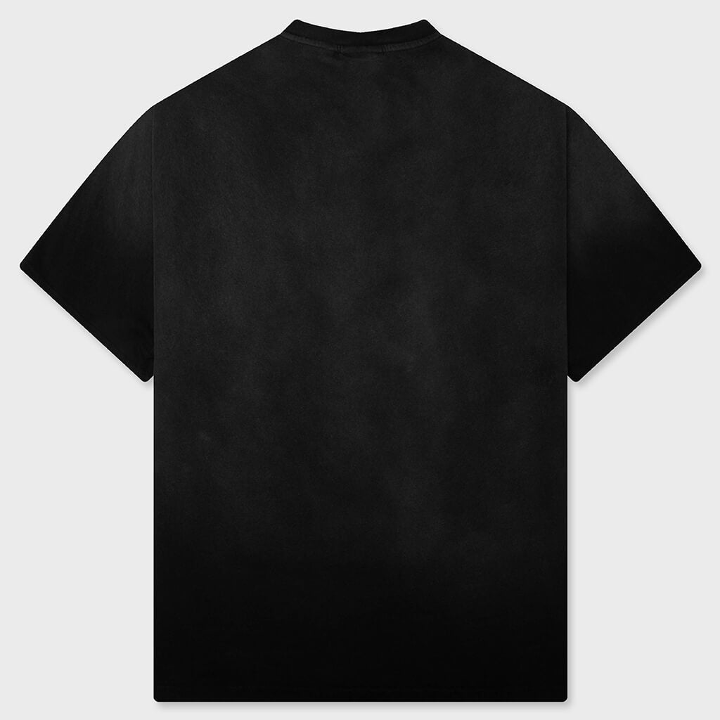 Diag Garment Wash S/S Tee - Black