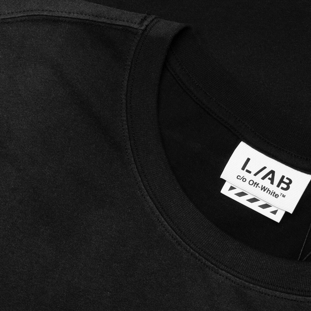 Diag Garment Wash S/S Tee - Black