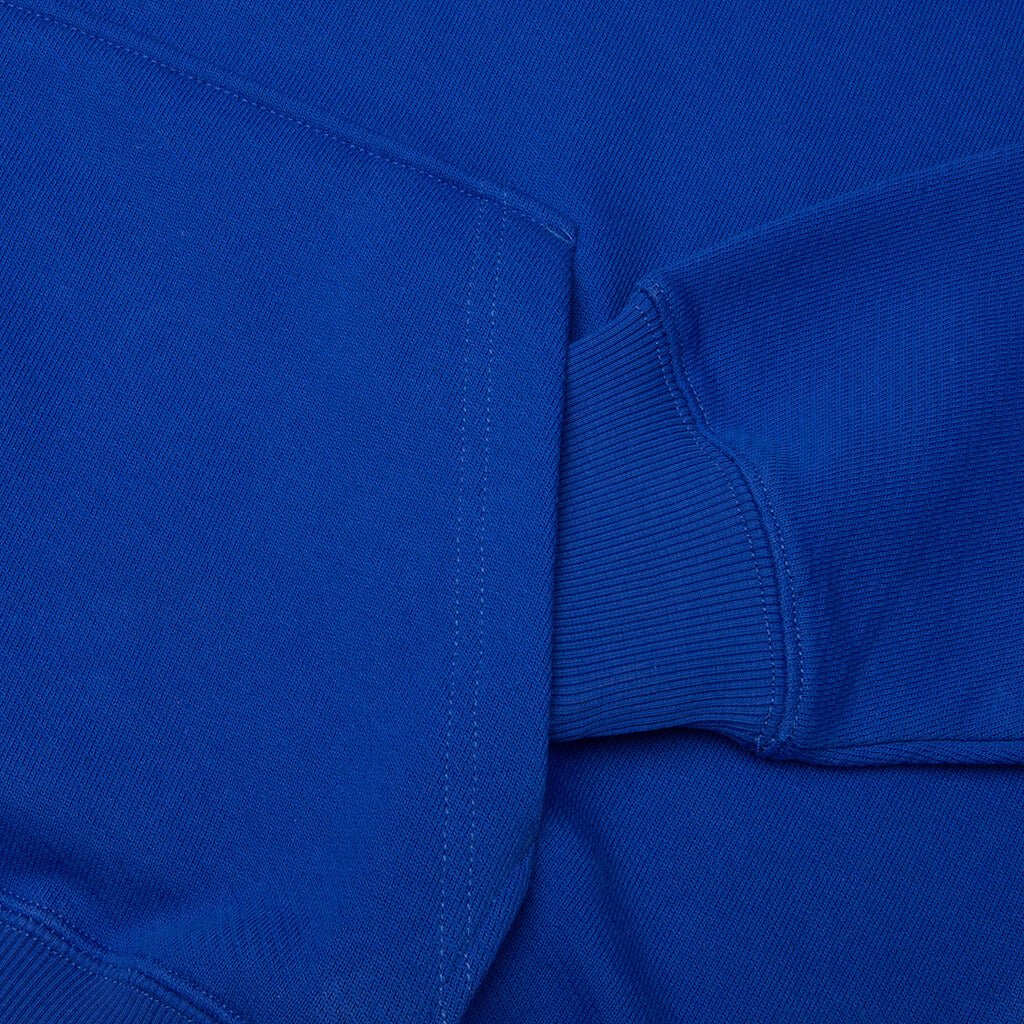 Core Diagonal Hoodie - Cobalt Blue