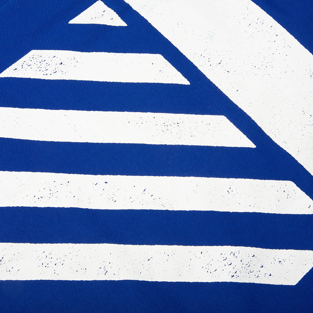 Core Diagonal Hoodie - Cobalt Blue