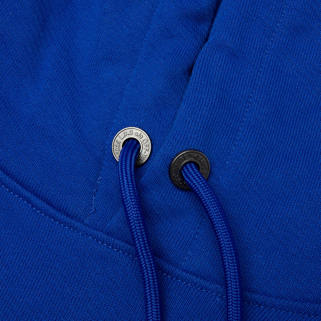 Core Diagonal Hoodie - Cobalt Blue