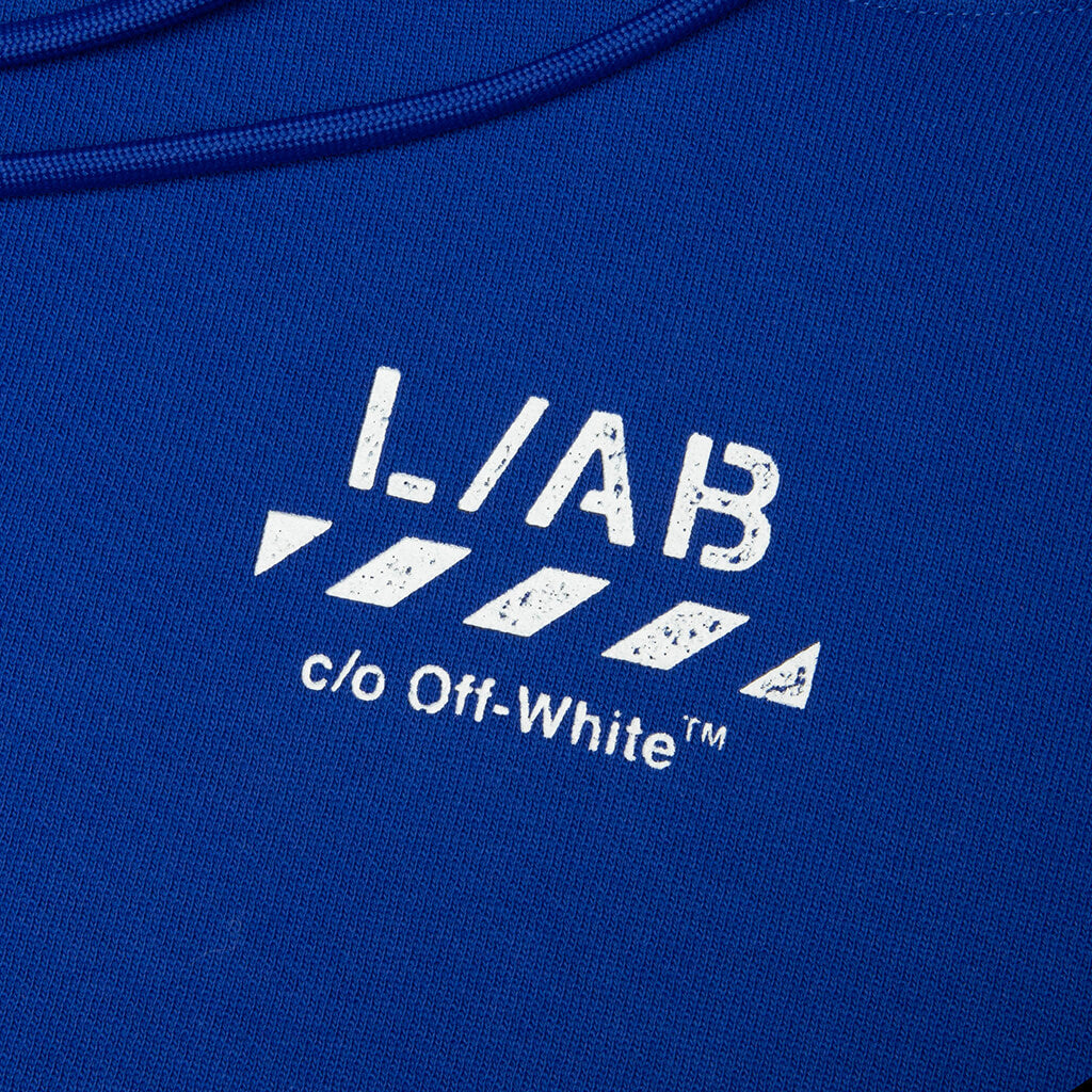 Core Diagonal Hoodie - Cobalt Blue