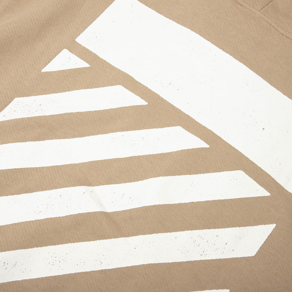 Core Diagonal Hoodie - Cornstalk