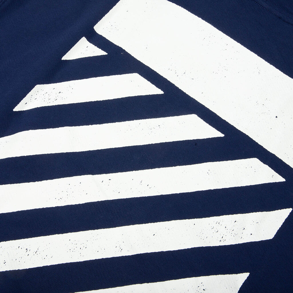Core Diagonal Hoodie - Marine