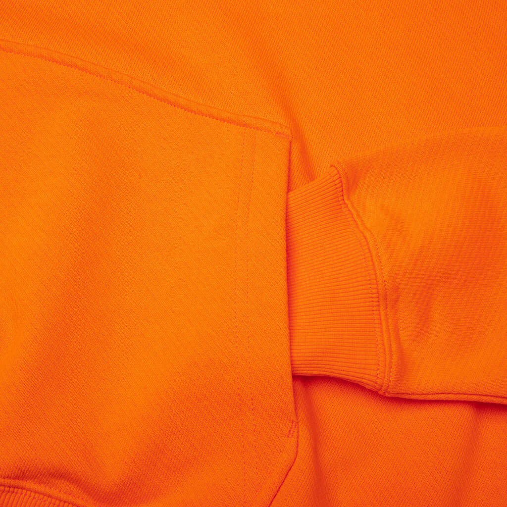 Core Diagonal Hoodie - Orange Tiger