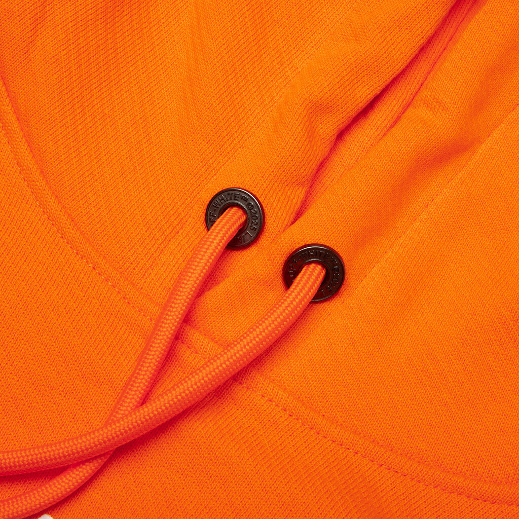 Core Diagonal Hoodie - Orange Tiger
