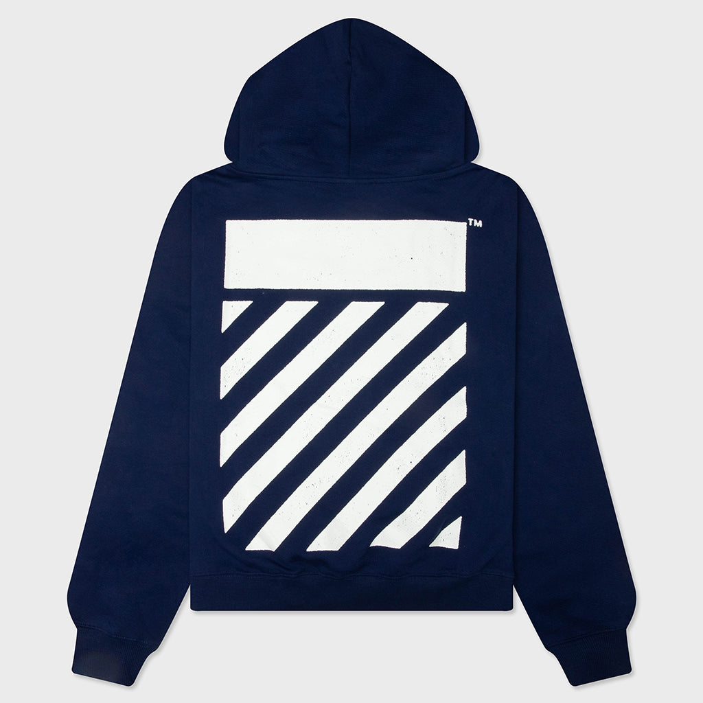 Core Diagonal Hoodie - Marine