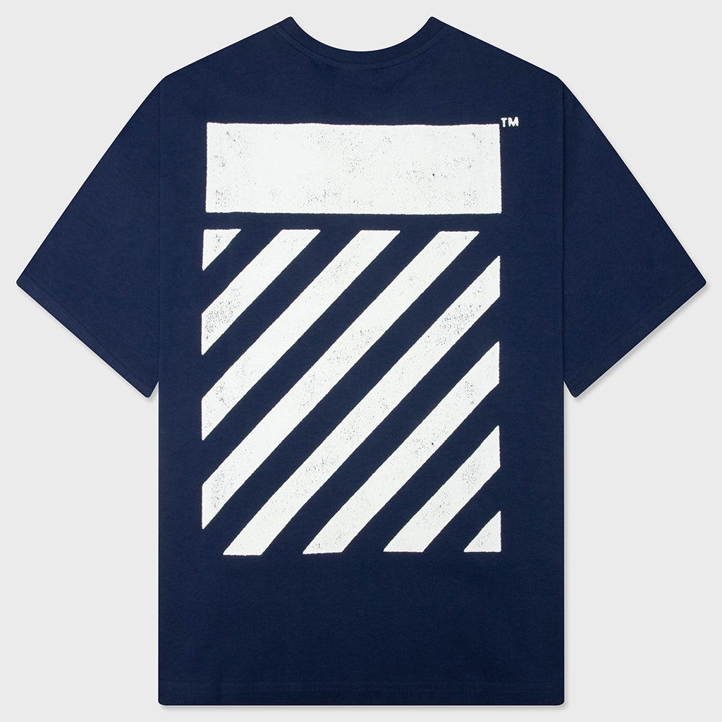 Core Diagonal S/S Tee - Marine