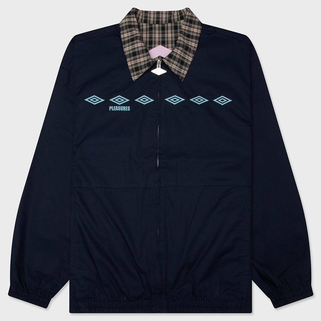 Diamonds Reversible Blouson Jacket - Navy