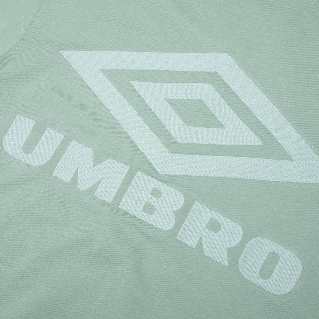 Diamonds Zip Fitted Hoodie - Sage