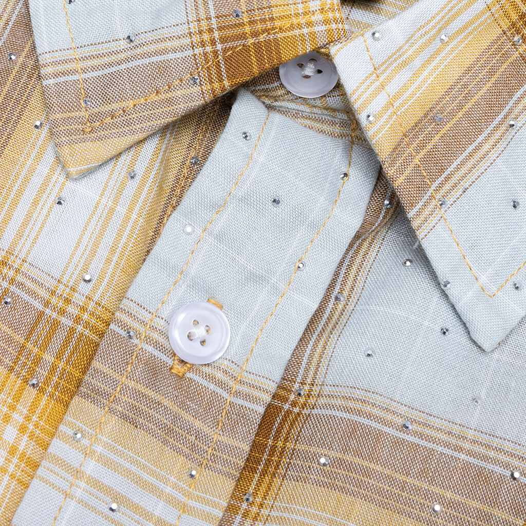Dizzle Button Up - Dijon