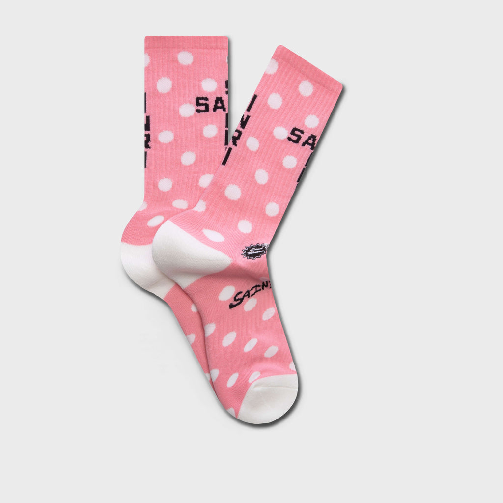 Dot Socks - Pink/White